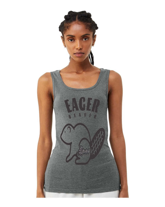 Eager Beaver Women’s Tank Top – Fun Graphic Shirt | Bimini Apparel Co.