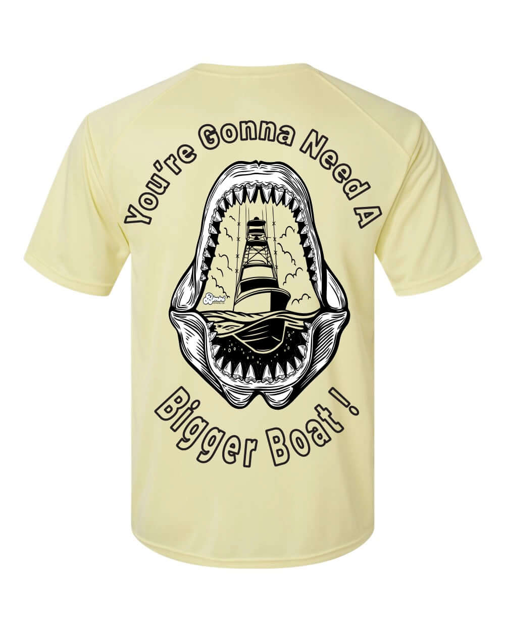 “You’re Gonna Need a Bigger Boat” Performance Hoodie – Bimini Apparel Co. | Shark Graphic Sun Shirt
