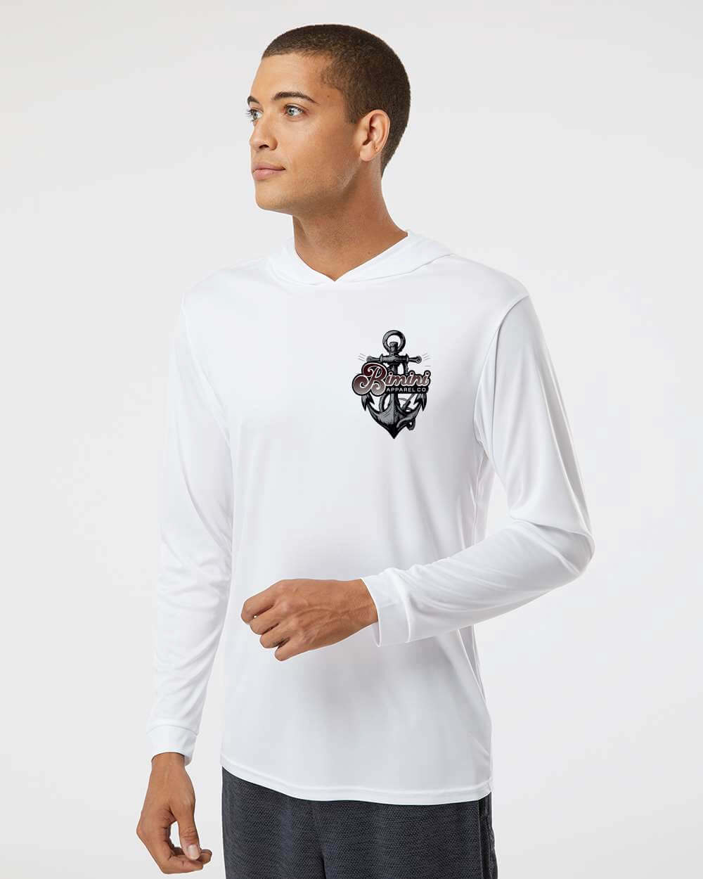 “You’re Gonna Need a Bigger Boat” Performance Hoodie – Bimini Apparel Co. | Shark Graphic Sun Shirt