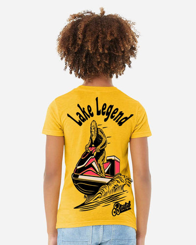 Lake Legend Youth T-Shirt | Bigfoot Jetski Tri-Blend – Bimini Apparel
