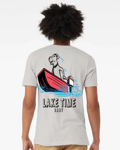 The Ruff Captain Tee -  Laketime Boat Graphic | Bimini Apparel Co.
