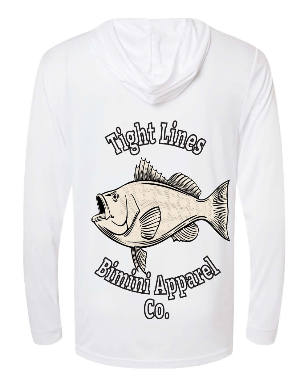 Tight Lines” Performance Fishing Hoodie – Bimini Apparel Co. | Bass Graphic UPF Shirt