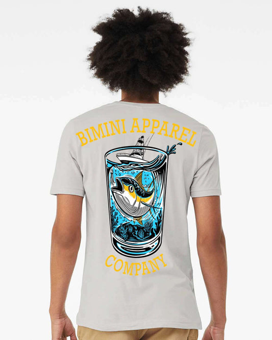 Glass Half Full Men’s Fishing T-Shirt – Bimini Apparel Co. |
