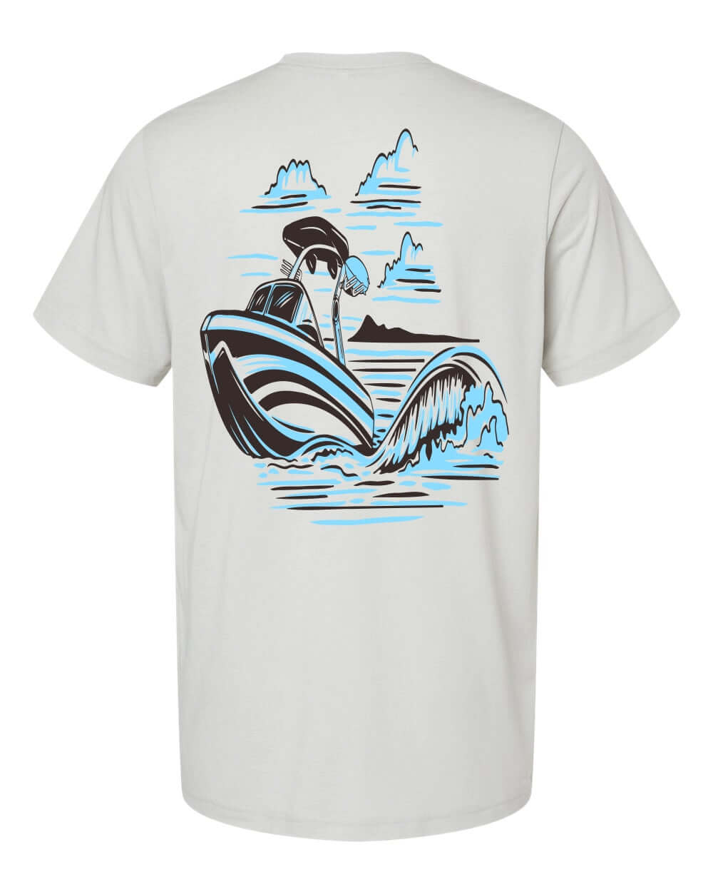 Wake & Wave Boat Tee – Bimini Apparel Co. | Boater & Lake Life Shirt