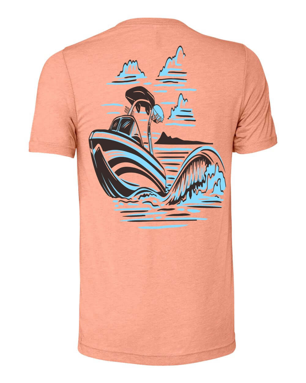 Wake & Wave Boat Tee – Bimini Apparel Co. | Boater & Lake Life Shirt