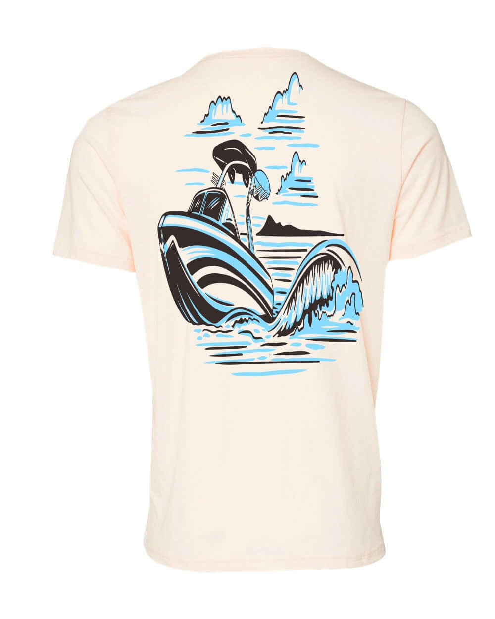 Wake & Wave Boat Tee – Bimini Apparel Co. | Boater & Lake Life Shirt