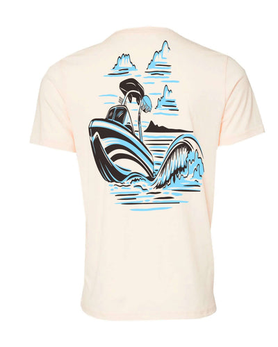 Wake & Wave Boat Tee – Bimini Apparel Co. | Boater & Lake Life Shirt