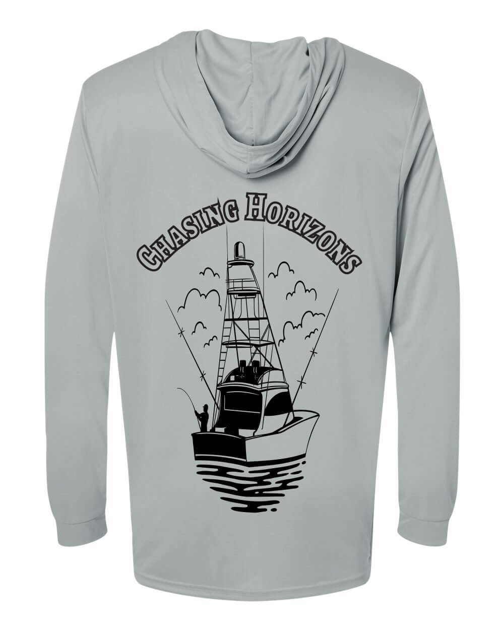 “Chasing Horizons” Performance Fishing Hoodie – UPF 50+ Bimini Apparel Co.