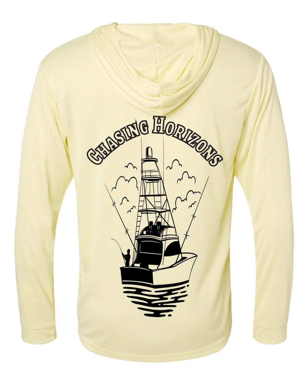 “Chasing Horizons” Performance Fishing Hoodie – UPF 50+ Bimini Apparel Co.
