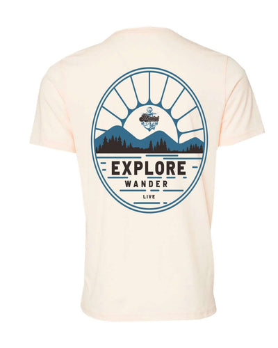 Explore Wander Live Tee – Adventure  | Bimini Apparel Co.