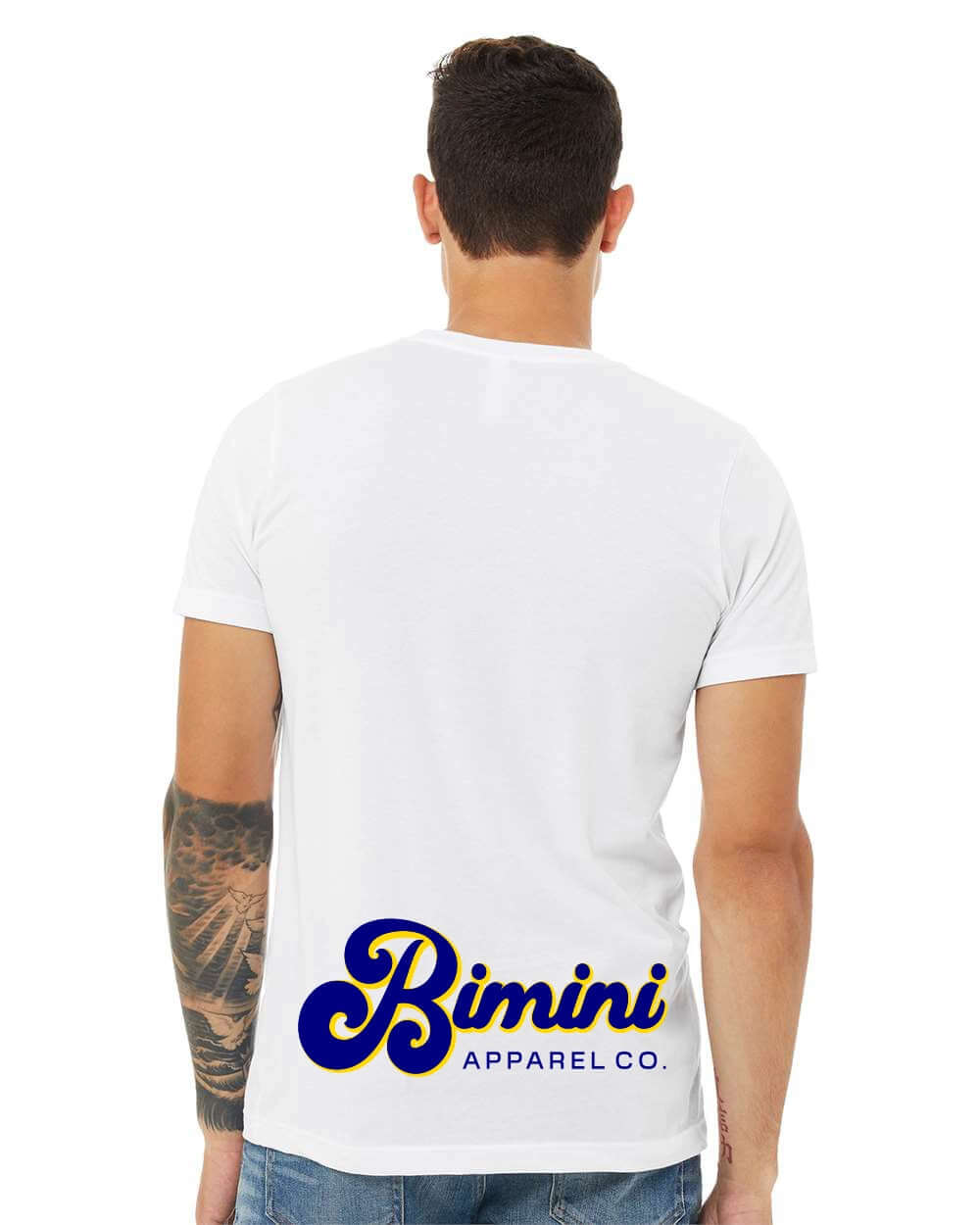 Bimini Logo Tee – White | Coastal Comfort, Everyday Style