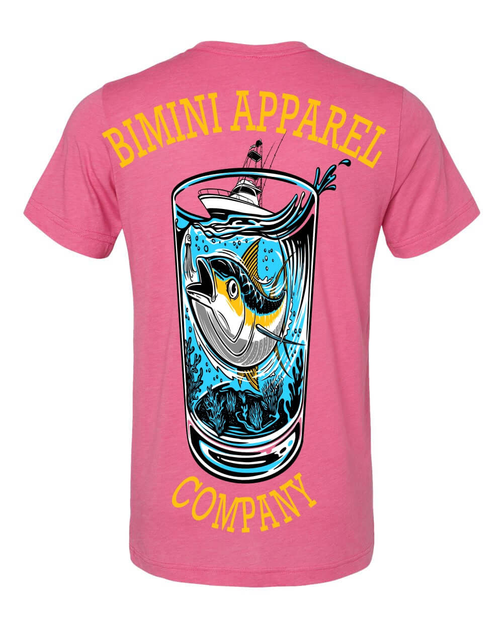 Glass Half Full Men’s Fishing T-Shirt – Bimini Apparel Co. |