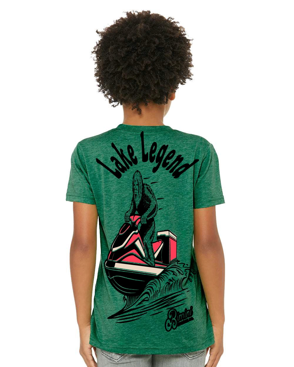 Lake Legend Youth T-Shirt | Bigfoot Jetski Tri-Blend – Bimini Apparel