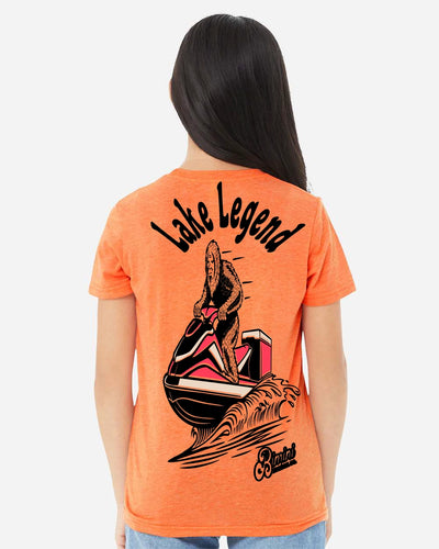 Lake Legend Youth T-Shirt | Bigfoot Jetski Tri-Blend – Bimini Apparel