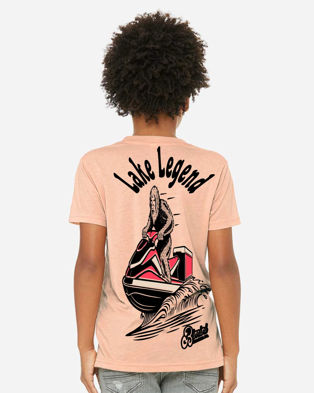 Lake Legend Youth T-Shirt | Bigfoot Jetski Tri-Blend – Bimini Apparel