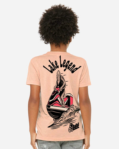 Lake Legend Youth T-Shirt | Bigfoot Jetski Tri-Blend – Bimini Apparel
