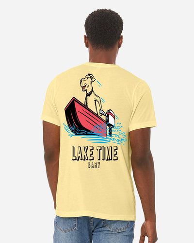 The Ruff Captain Tee -  Laketime Boat Graphic | Bimini Apparel Co.