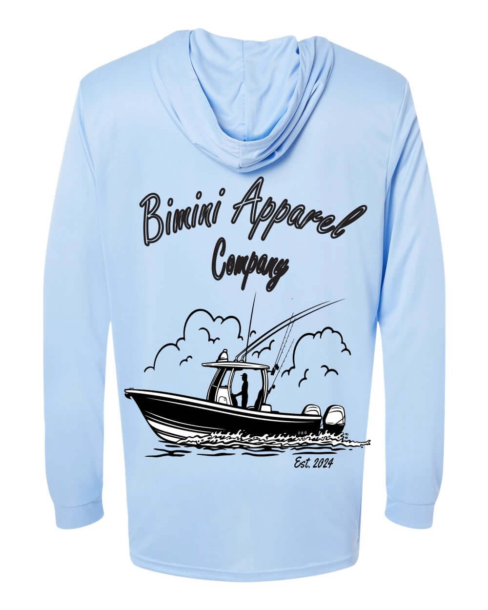 Making Memories" Offshore Boat Graphic-Bimini Apparel Co. Men's Performance Hoodie –