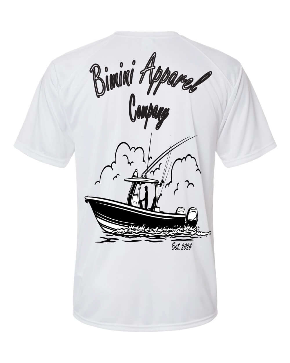 Making Memories" Offshore Boat Graphic-Bimini Apparel Co. Men's Performance Hoodie –