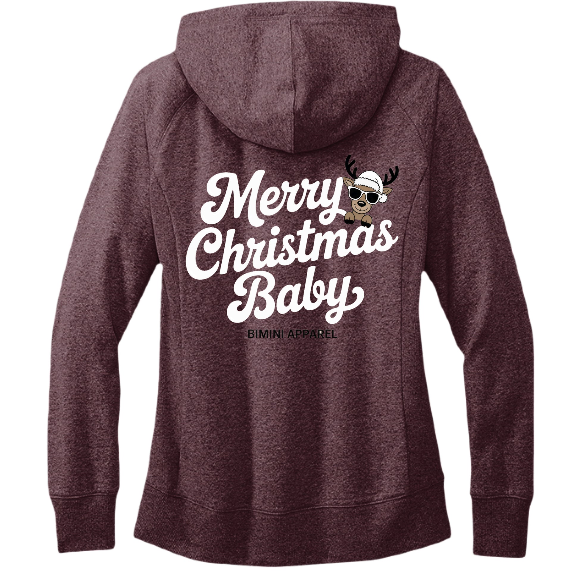 Maroon Heather - BACK