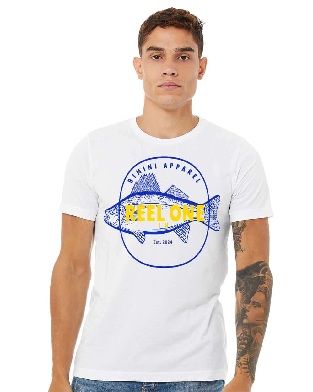 Reel One In Fishing Tee | Bimini Apparel Co